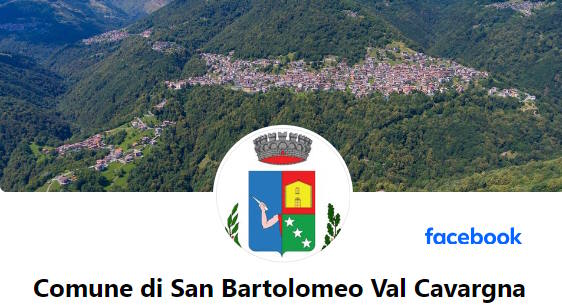 Pagina Facebook del Comune di San Bartolomeo Val Cavargna