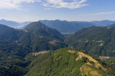 Panoramica della valle da Rus