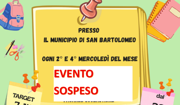 DOPOSCUOLA ITINERANTE_DATE PER L’ANNO SCOLASTICO 2026/2027
